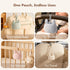 Set 3 ROCCED Pacifier Holder Case Silicone Bunny Design Pacifiers Pouch with Soft Silicone Strap, Travel Storage