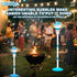 Summer BBnote Street Lamp Bubble Machine with Light and Music, Rechargeable Outdoor Bubbles Toys for Kids & Adults