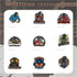 9 PCS Electric Welding Honeycomb Centerpieces - Table Decorations for Electric Welder Birthday Party