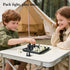 GEACOOL Set 5.1 Set(X-Small) Mini Travel Chess - Inhces Magnetic Portable Folding Chess Board Games for Kids - Small