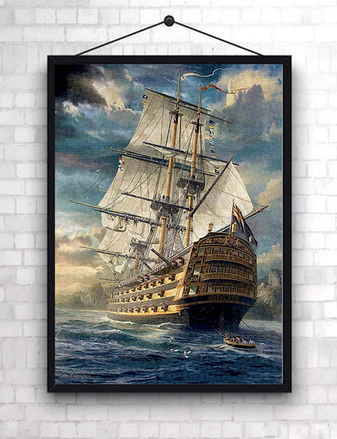 1000 Piece Jigsaw Puzzle - The Great Voyage for Adults and Kids - Educational Toys