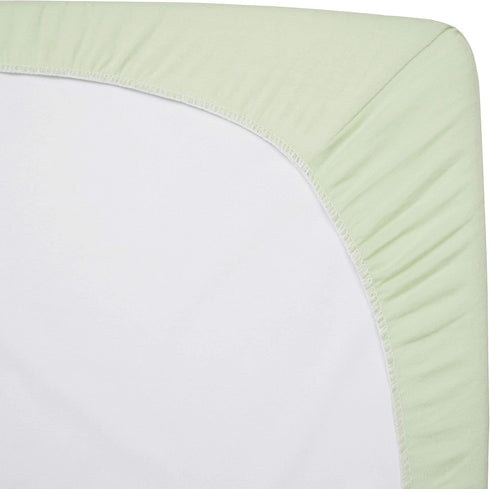 TL Care 100% 52" 28" Natural Cotton Fitted Crib Sheet x - Breathable,Soft,Hypoallergenic & Gentle Toddler Bed Sheet