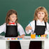 PLULON 15Pcs Kids Adjustable Paint Aprons, Bulk Art Apron with 2 Pockets for Girls Boys Painting Crafting