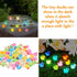 100 Pcs Luminous Mini Resin Ducks, Tiny Glow in The Dark Duck Decorations for Garden, Aquarium, and Crafts.