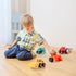4 Pack Colorful Friction Powered Construction Truck Toys for 3 Years Old Boys and Girls Kids