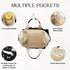 Mozzilog 4 1 Mommy Backpack Small Diaper Bag Crossbody with Multi-Pocket, in Mini Travel Tote w/ Shoulder for Stroller