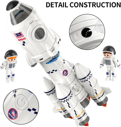3-5 5-7 8-10 3-5, 2 3 4 5 6 7 8 9 TEMI Space Toys for kids - Rocket Ship Toys for kids Spaceship Astronaut Toys