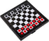 BUYESS 9.8 9.8 inches Set Magnetic Checkers Board Game and Magnetic Checker Pieces, x Mini Portable Travel
