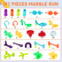 197Pcs Marble Run - Marble Maze Game Construction Building Blocks Toy for Kids, Educational Learning Toy for Boys Girls