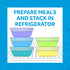 Re-Play 12 Oz. Toddler Bowls for Snack and Everyday Dining - Set of 4 Bowls with Lids - Dishwasher and Microwave Safe -