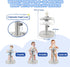 9-36 Baby Bath Shower Stand,Toddler Bath Standing Support,Baby Standing Bath,Foldable Infant Bath With Shower