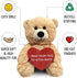 I Miss Your Face So Effin Much - 10" Teddy Bear & Gift Bag, Funny Plush Gift for Girlfriend, Boyfriend, or Best Friend