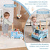 12M+, 1-3 labebe Baby Push Walker, Wooden Activity Walker for Boys Girls Push Walker Toy for Kids Learning to Walk