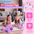 360 4WD 2.4GHz 3 4 5 6 7 8 9 Unicorn Remote Control Car Toys for Girl - Rotating Pink RC Stunt Cars Remote Cars