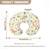 Kathyboom Hippie Flower Nursing Pillow Cover, Ultra Soft Breathable Breastfeeding Bottle Feeding Pillowcase