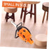 2pcs Dollhouse Chainsaw Mini Toys, Plastic Outdoor Playsets, Tiny Chainsaw Model