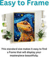 Art of Socks 1000 1000pc (50x70cm 19.685"x27.559") Starry Night Bearded Dragon Jigsaw Puzzle Pieces for Adults - Glow