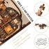 PICKFORU 1000 Teapot Library Puzzles for Adults Pieces, Vintage Bookshelf Book Puzzles Room Art, Difficult Unique