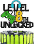 Happy 8th Birthday Cake Topper, Level 8 Unlocked for Boys, Video Game Controller Theme Party Supplies