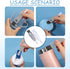 LINYUEARUI 8 3-in-1 Piece Cup lid Brush, Rice Cup lid Rubber Ring concave Cleaning Brush, Baby Bottle Nipple Cleaning