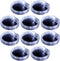 LED Light Up Bracelets, White Glow Wristbands Party Favors for Kids, 10 Pack, Birthday, Halloween, Carnivals