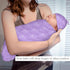 YallLocoMo Set Swaddle Blanket with Hat Newborn Purple Receiving Blankets Baby Swaddle Wrap Soft Sleep Sack for Baby