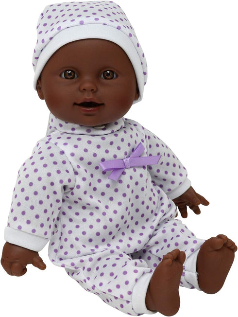11 inch Soft Body African American Newborn Baby Doll in Gift Box