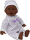 11 inch Soft Body African American Newborn Baby Doll in Gift Box
