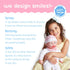 JC Toys Caucasian 20-inch Soft Body Baby Doll | La Baby | Washable with Removable Pink Outfit & Pacifier