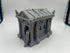 Hautico Church Houses and Ruins Scene - Architecture Terrain Scenery for 18-28mm Miniatures