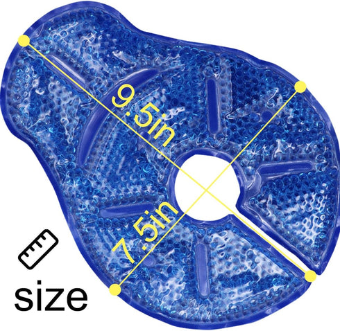 Hot Cold Breast Therapy Pads, Breast Ice Pack, Cooling Gel Pads, Breastfeeding Essentials and Postpartum Recovery |