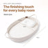 Royal Snuggle Baby Changing Basket with Waterproof Pad, Premium Cotton Rope Foldable Diaper Changing Mat for Dresser