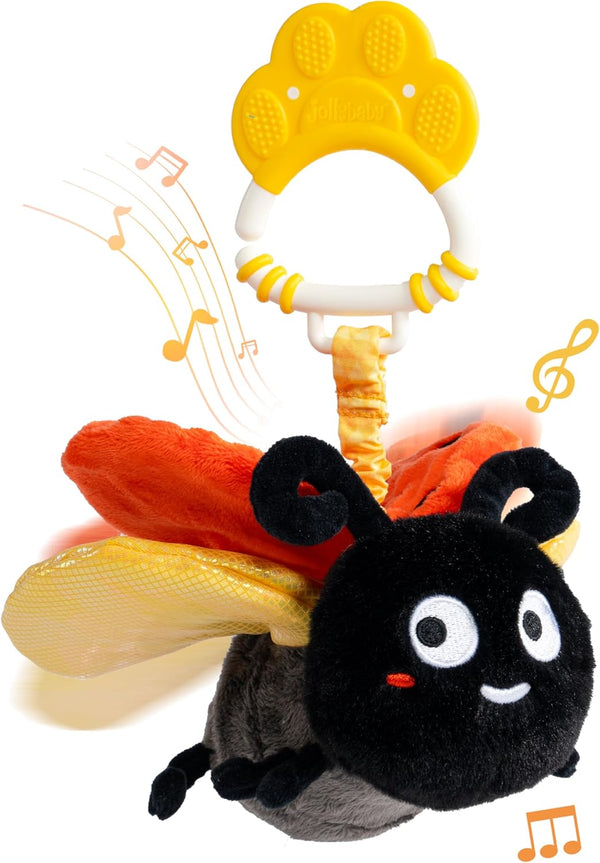 Jollybaby Musical Flying Ladybug Toy - Car Seat, Stroller, Crib & Play