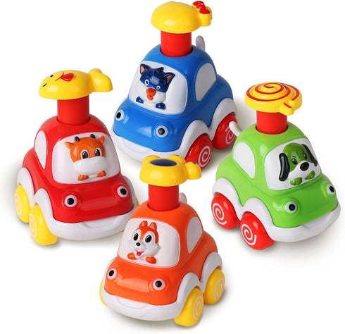 ALASOU Animal Car Baby Toys for 1 2 Year Old Boy, First Birthday Gifts for Toddler Toys Age 1-2, Birthday Gift for
