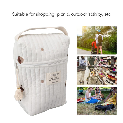 Pine Cone Travel Diaper Tote - Multifunctional Baby Bag for Essentials
