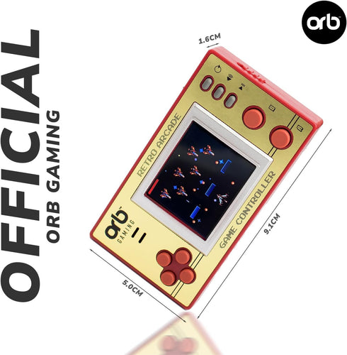 Mini Retro Handheld Games Console - 150 in-Built 8-Bit Retro Arcade Games - 1.8” Full Colour LCD Screen