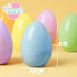 24 6 Inches JOYIN Pcs Large Pastel Easter Eggs, Plastic Jumbo Eggs Fillable for Easter Themed Hunt Basket Stuffers