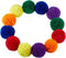 12-Pack Soft Fleece Balls - Large 5" Kids Playground Balls - Handballs Dodgeball Kickball for Indoor Outdoor Games