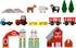 17-Piece 4 1+ Melissa & Doug Wooden Take-Along Tabletop Farm, Farm Vehicles, Play Pieces, Barn, Grain House Take-Along