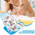 Nuytghr 23.62x13.78x12.99 inches, Folding Toddler Bather, Skin-Friendly Adjustable Baby Bath Tub, Foldable Shower