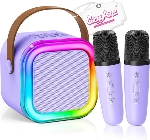 CscyyAmz Mini Karaoke Machine for Kids Girls Boys - Birthday Gifts for Ages