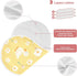 decor gift 4 Pack 22x11in Cotton Burp Cloths Easy Care Cute Animal Mallard Daisy Pastel Yellow spit up Cloth for Unisex