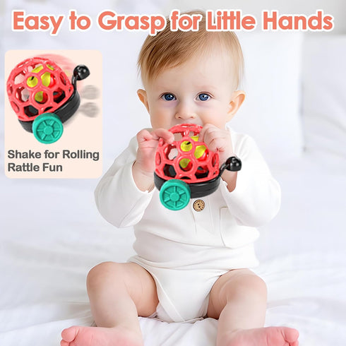 WEEJOYGAM 6-12 1-3 6 7 8 9 10 1 Train Baby Toys Months, Infant Soft Cars for Toddlers Boy Easter Basket Stuffers