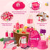 Set 3,4,5,6 Meland Kids Camping for Girls - Camping Tent Toys for Girls Indoor Outdoor Pretend Play, Christmas Birthday