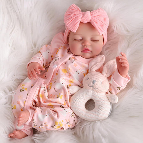 BABESIDE Lifelike Reborn Baby Dolls Girl - 20 Inch Realistic Newborn Baby