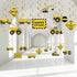 Blulu 30 Pieces Construction Zone Birthday Party Supplies Hanging Swirl Decorations, Traffic Theme Streamers for Kids