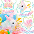 Tagitary Plush Toys Hopping Easter Bunny Stuffed Animal - Sounds, Wiggling Ears, Jumping - Birthday Gift for Kids