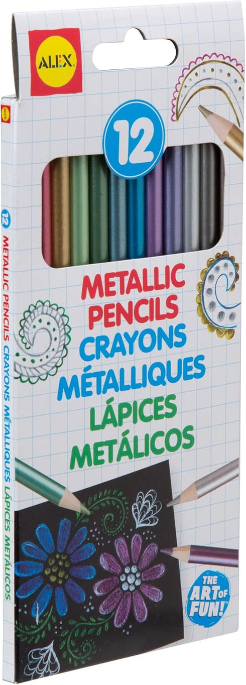 ALEX Toys Artist Studio 12 Metallic Pencils