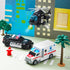 3 4 5 6 7 Set, Playset, 3-9 JOYIN Toddler Truck Toys for Year Old Boys - Police Car Toy Emergency Vehicle Friction