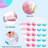 Lincia 100 Pieces Gold Watercolor Gender Reveal Stickers 2 Inches for Baby Showers, Party Invitations, Team Boy Team